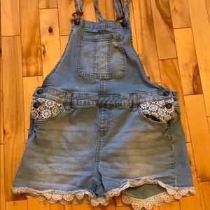 Overall Shorts